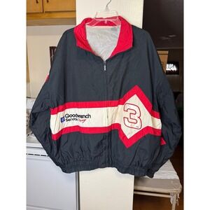 Dale Earnhardt Sr. NASCAR Goodwrench Service Racing Jacket XL Windbreaker